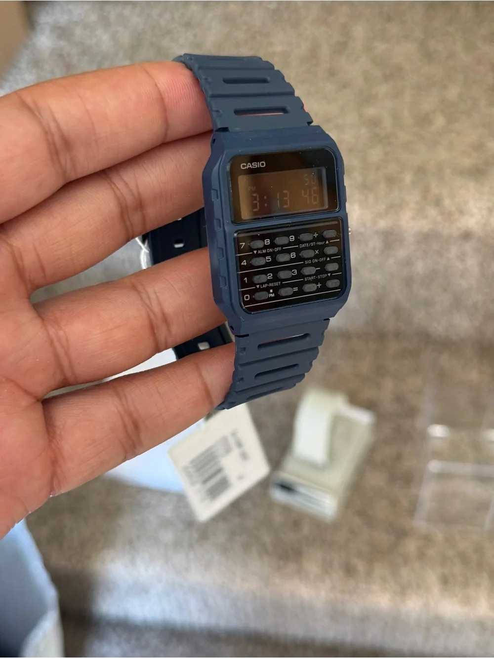 Casio Databank Calculator Alarm Calendar Dual Time Unisex trendy Watch
